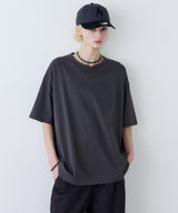 AFF AIVER 16/-ウォッシュ天竺スキッパーS/S TEE