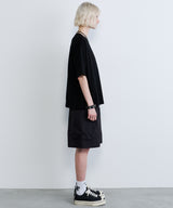 AIVER 30/2ウォッシュ天竺ガゼットポケットコンパクトS/S TEE