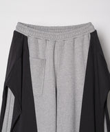 AIVER ヘビースウェットレイヤードバギーパンツ