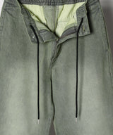 AIVER オーバーダイフレアデニム