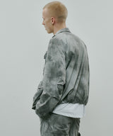 AIVER ムラ染めナイロンボンテージブルゾン