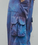 AIVER ムラ染めナイロンカーゴパンツ