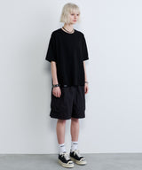 AIVER 30/2ウォッシュ天竺ガゼットポケットコンパクトS/S TEE