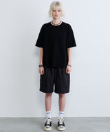 AIVER 30/2ウォッシュ天竺ガゼットポケットコンパクトS/S TEE