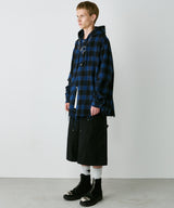 【一部予約】AIVER レイヤードオンブレチェックシャツ