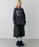 AIVER レックス刺繍L/S TEE