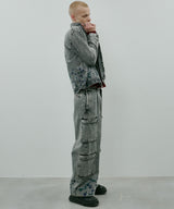 AIVER 硫化ペイントデニムシャツジャケット