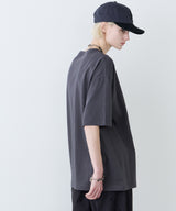 AFF AIVER 16/-ウォッシュ天竺スキッパーS/S TEE
