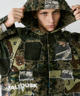 PALEDUSK×AIVER カモボロ3WAYフードシャツ