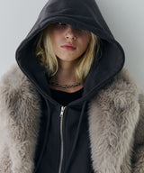 【一部予約】AIVER ショートフェイクファーコート