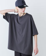 AFF AIVER 16/-ウォッシュ天竺スキッパーS/S TEE