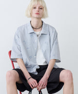 【予約】AIVER ドットメッシュナイトカモ S/S シャツ