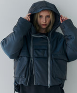 AIVER イリディセントパファーブルゾン