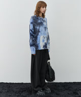 【予約】AFF AIVER ムラ染めニットL/S TEE