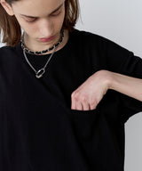 AIVER 30/2ウォッシュ天竺ガゼットポケットコンパクトS/S TEE