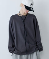 【予約】AFF AIVER 16/-ウォッシュ天竺ワイドスリーブL/S TEE