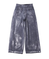 AIVER ペンキ加工バギーデニム