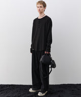 【予約】AIVER ヘビーワッフルヘンリーネックL/S TEE