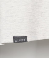 AIVER 30/2ウォッシュ天竺フットボールL/S TEE