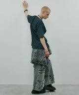 AIVER 硫化ペイントデニムシャツジャケット