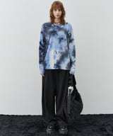 【予約】AFF AIVER ムラ染めニットL/S TEE