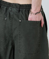 AIVER ワイドクォーターダブルニーパンツ