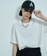 AIVER 16/-ウォッシュ天竺クロップドS/S TEE