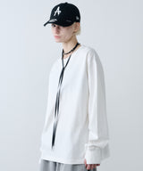 【予約】AFF AIVER 16/-ウォッシュ天竺ワイドスリーブL/S TEE