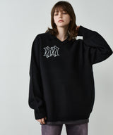 AIVER ナンバリングラグランニットポロ