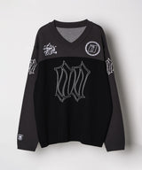 AIVER フットボールオーバーニット