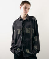 【ONLINE STORE先行予約】AIVER トロンプルイユボロ転写シャツ