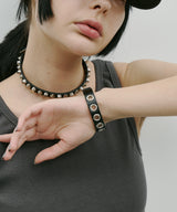 AIVER ハトメレザーバングル