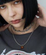 TSUGE×AIVER ウッドパドロックネックレス