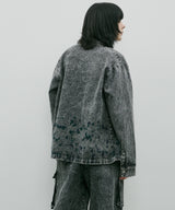 AIVER 硫化ペイントデニムシャツジャケット