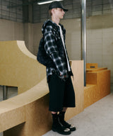 【一部予約】AIVER レイヤードオンブレチェックシャツ