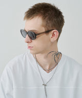 オーバルサングラス