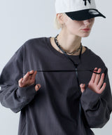 【予約】AFF AIVER 16/-ウォッシュ天竺ワイドスリーブL/S TEE