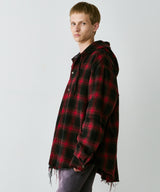 【一部予約】AIVER レイヤードオンブレチェックシャツ