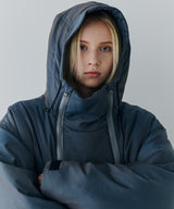 AIVER イリディセントパファーブルゾン