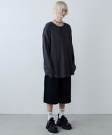 AIVER ヘビーワッフルモンスターL/S TEE