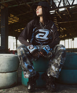 AIVER カモフラージュカーブパンツ