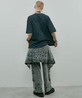 AIVER 硫化ペイントデニムシャツジャケット