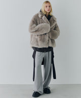 【一部予約】AIVER ショートフェイクファーコート