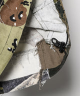 PALEDUSK×AIVER カモボロワイドクォーターパンツ