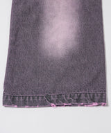 AIVER オーバーダイフレアデニム