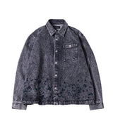 AIVER 硫化ペイントデニムシャツジャケット