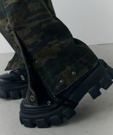 AFF AIVER バイオウォッシュダブルニーカーゴパンツ