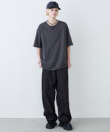 AFF AIVER 16/-ウォッシュ天竺スキッパーS/S TEE