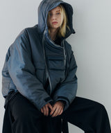 AIVER イリディセントパファーブルゾン