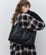 【予約】AIVER ワッフルレイヤードオンブレチェックシャツ